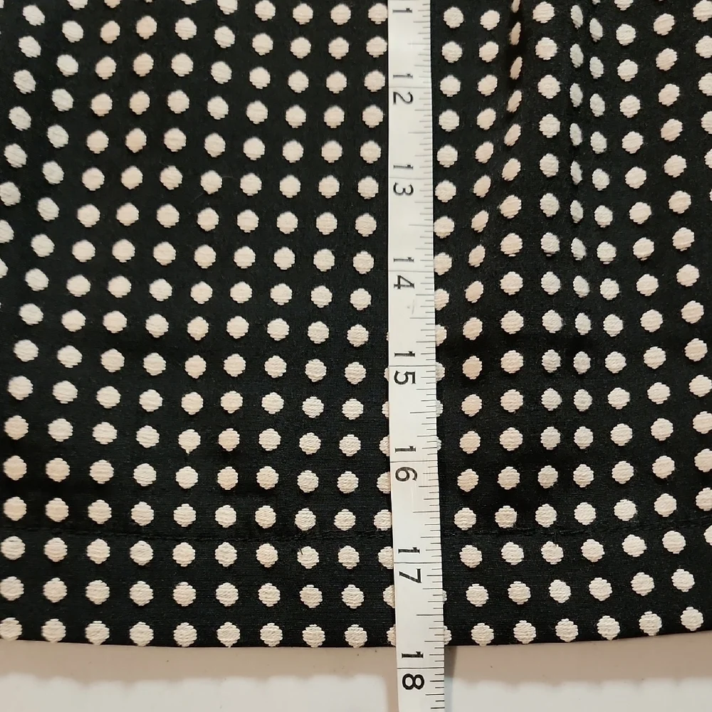The Limited Trendy Black and White Pleated Pencil Skirt In Size 6